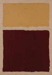 Ochre Versus Oxblood Print