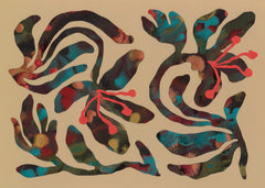 Marbled Garden Print