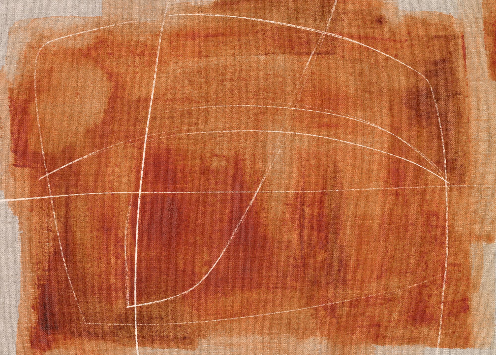 Terracotta Lines Print