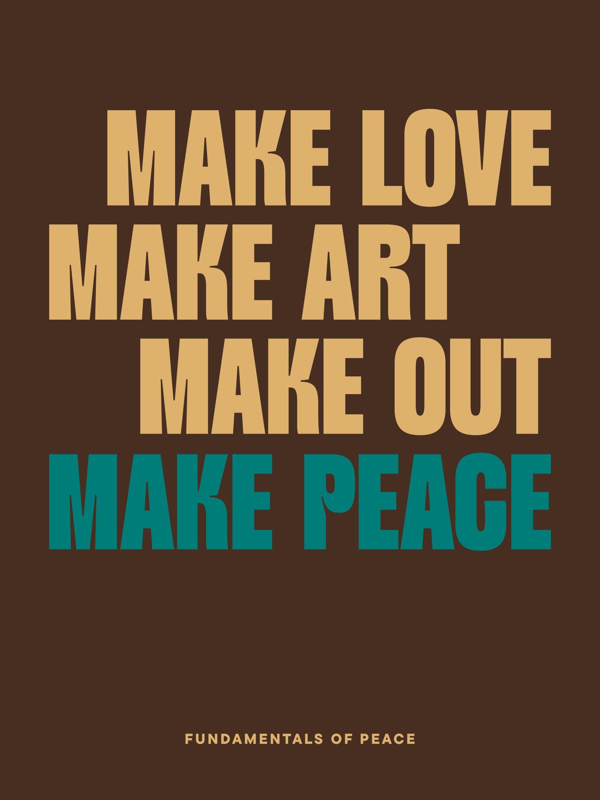 Make Peace Print