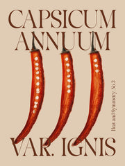 Fiery Chili Pepper Print