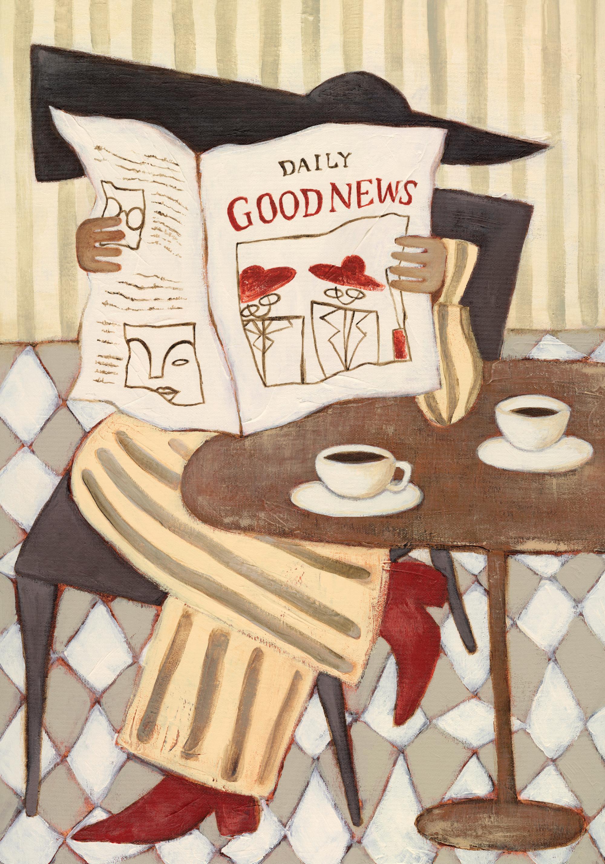 The Good News Café Print