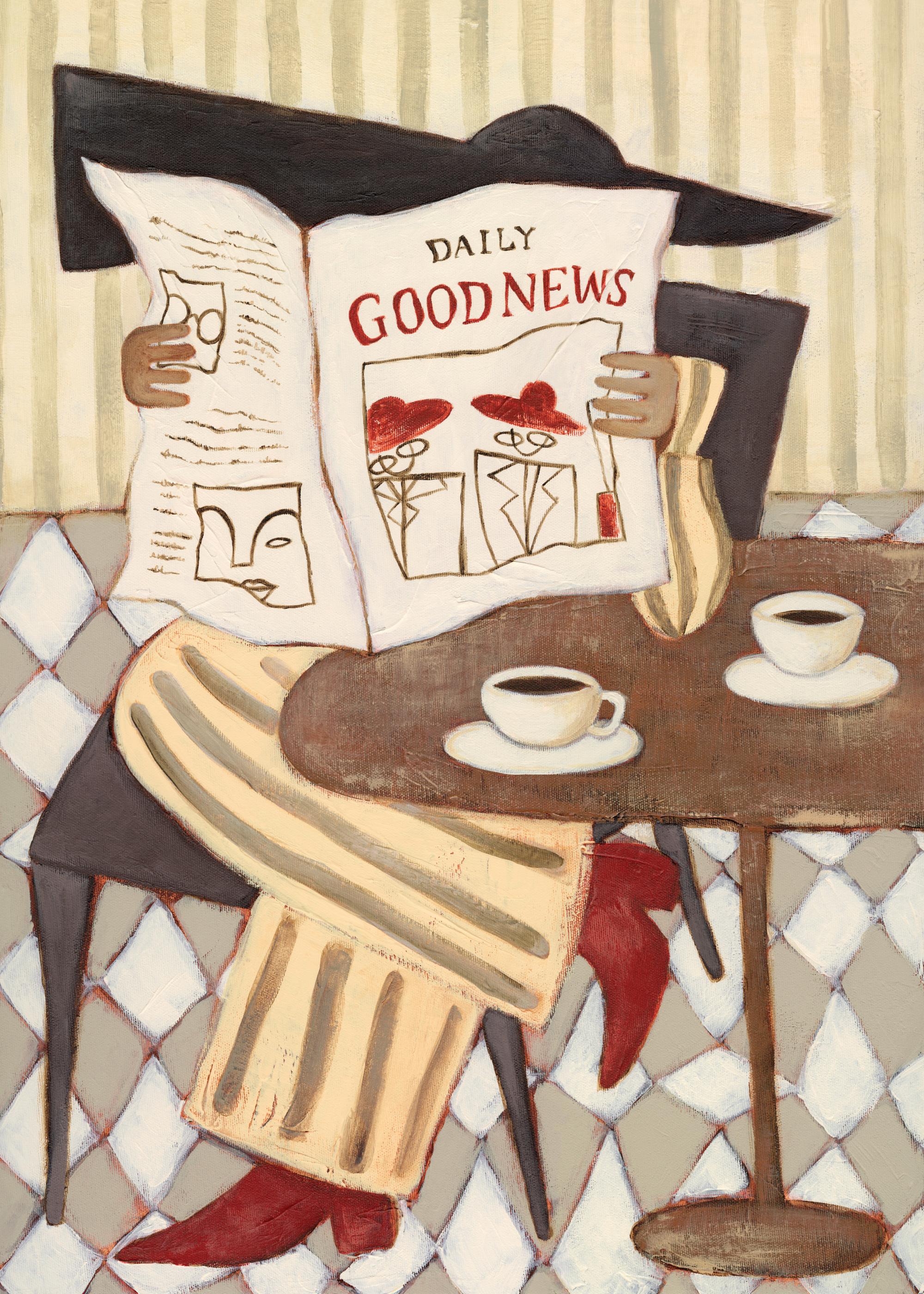 The Good News Café Print