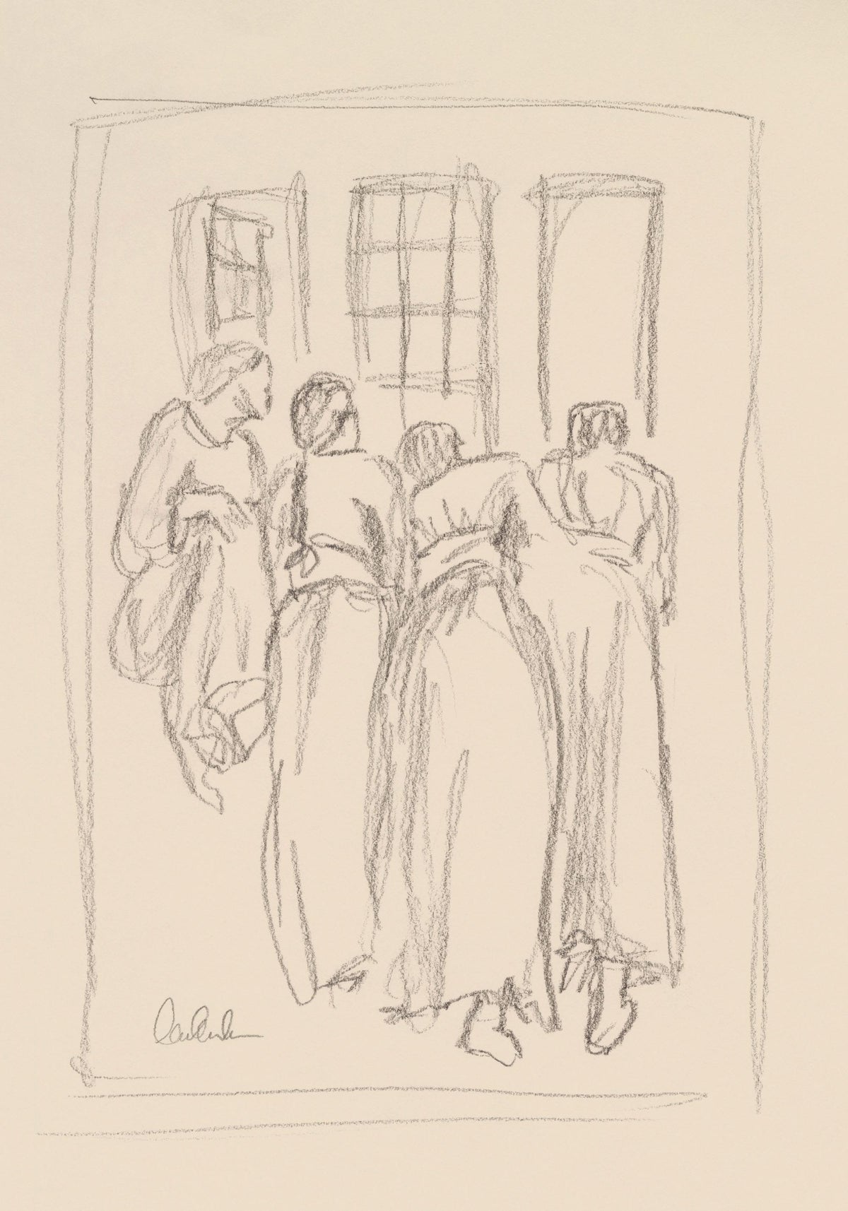 The Dreamers Sketch Print