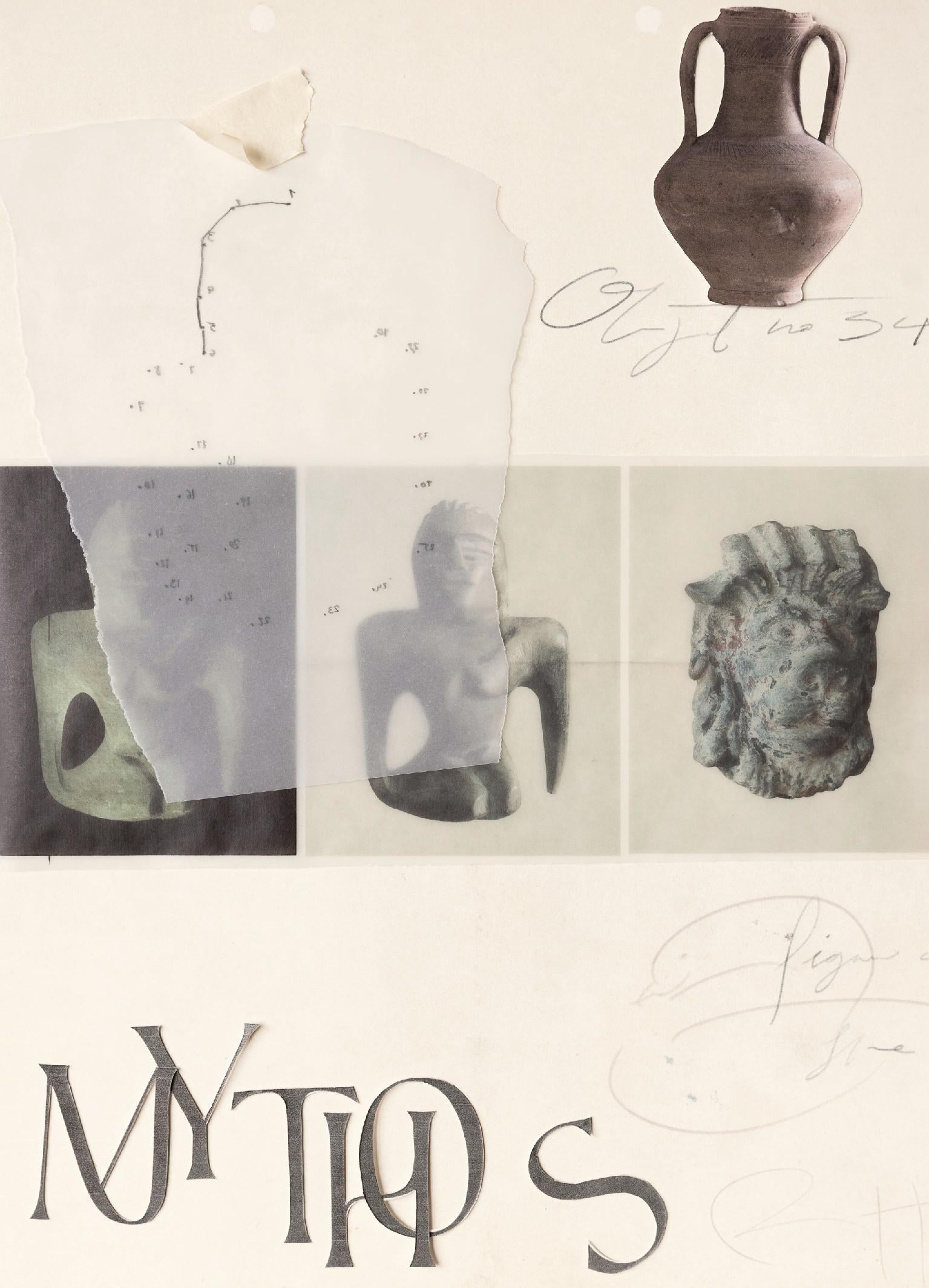 Lessons in Antiquity Collage No. 2 Print