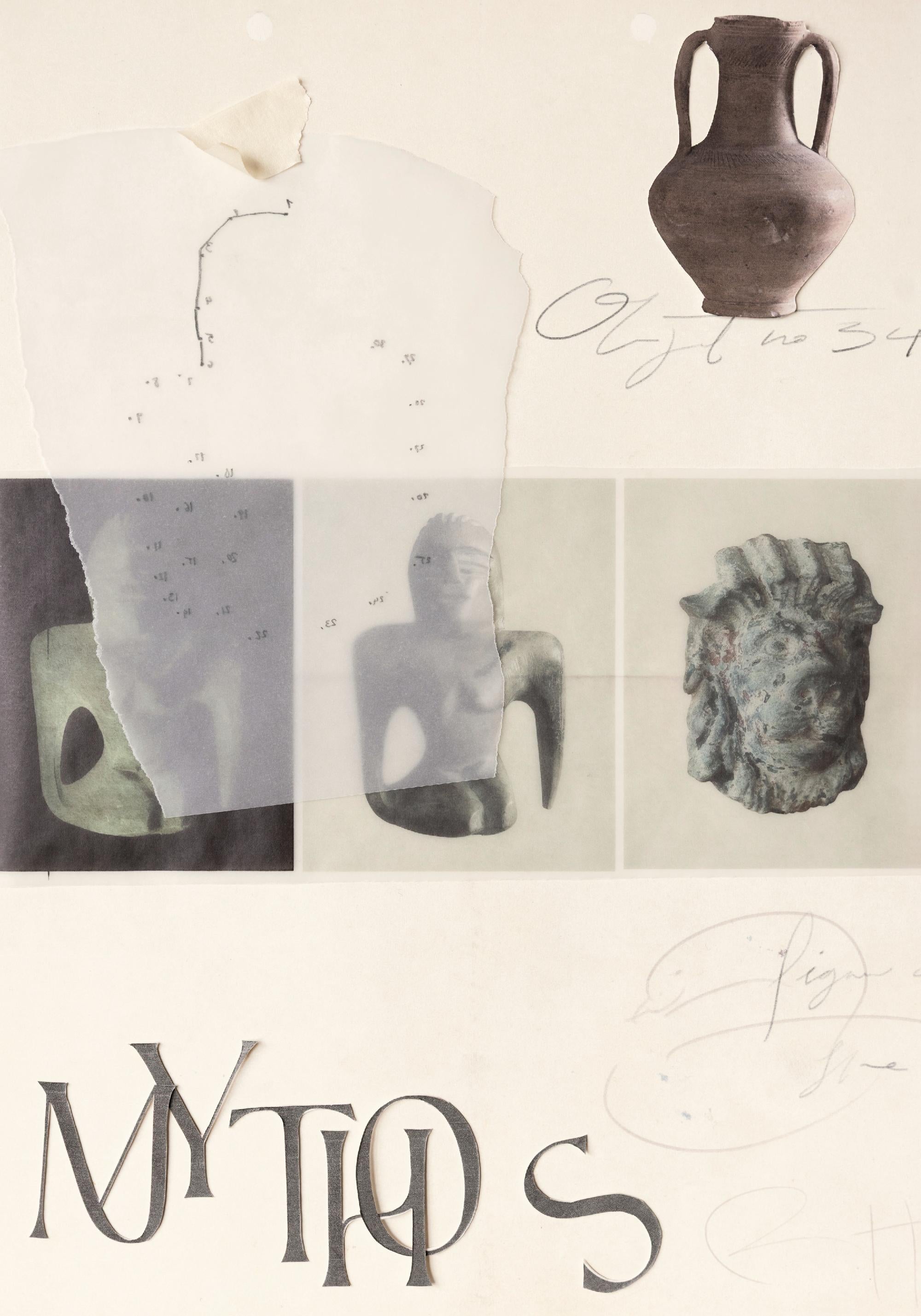 Lessons in Antiquity Collage No. 2 Print