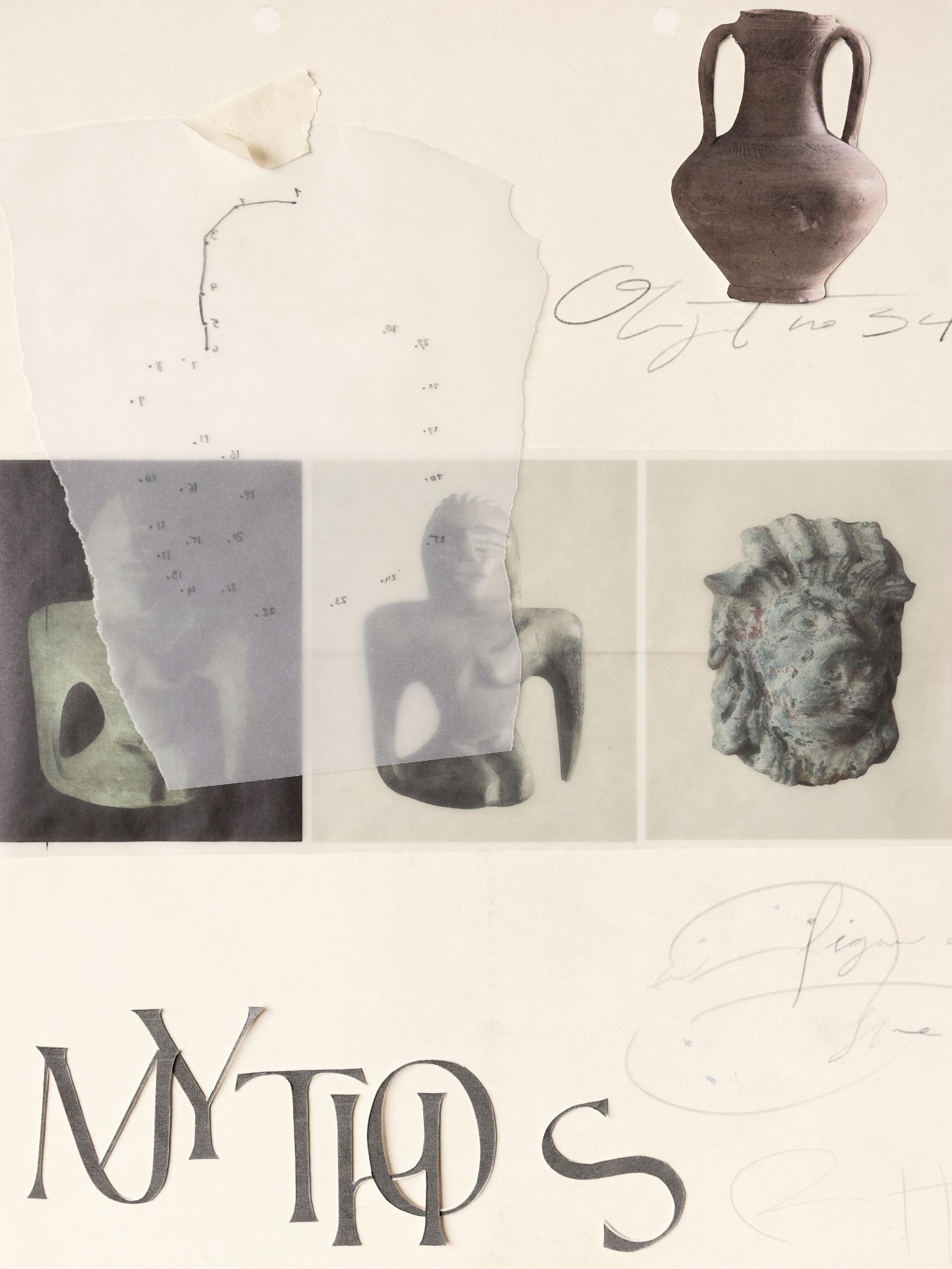 Lessons in Antiquity Collage No. 2 Print