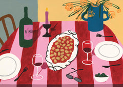 Girl Dinner Print