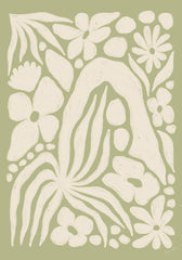 Hanna KL - White Garden Print