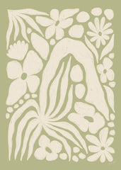 Hanna KL - White Garden Print