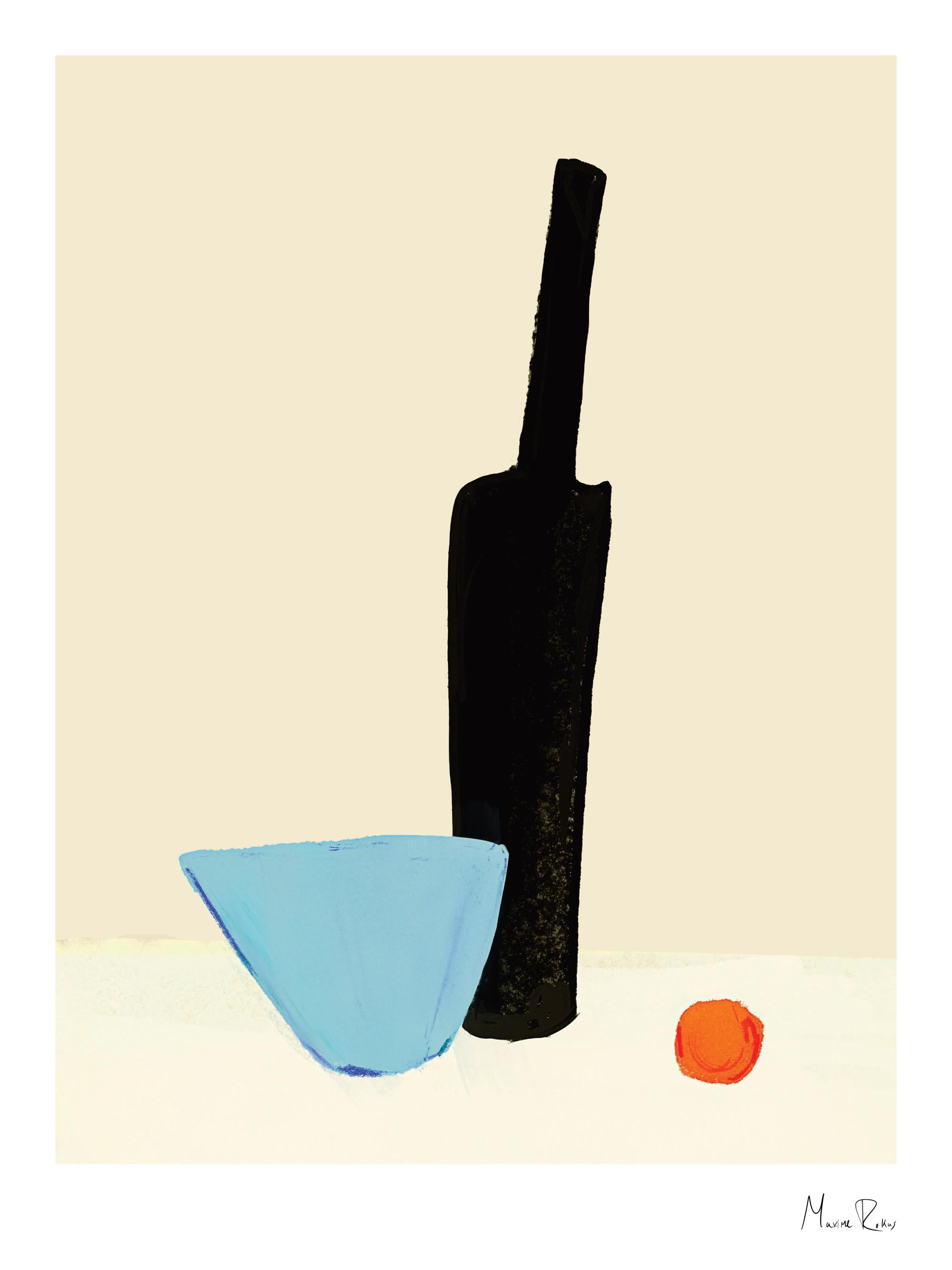 Maxime Rokus - Still Life Bottle Print