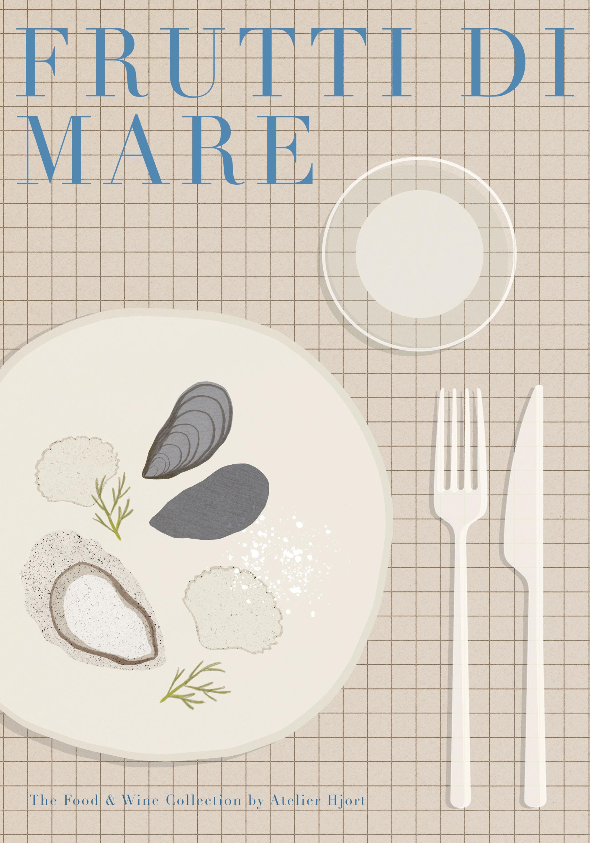 Julia Hallström Hjort - Frutti Di Mare Illustration Print