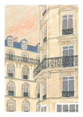 Katharina Puritscher - Golden Hour Building Print