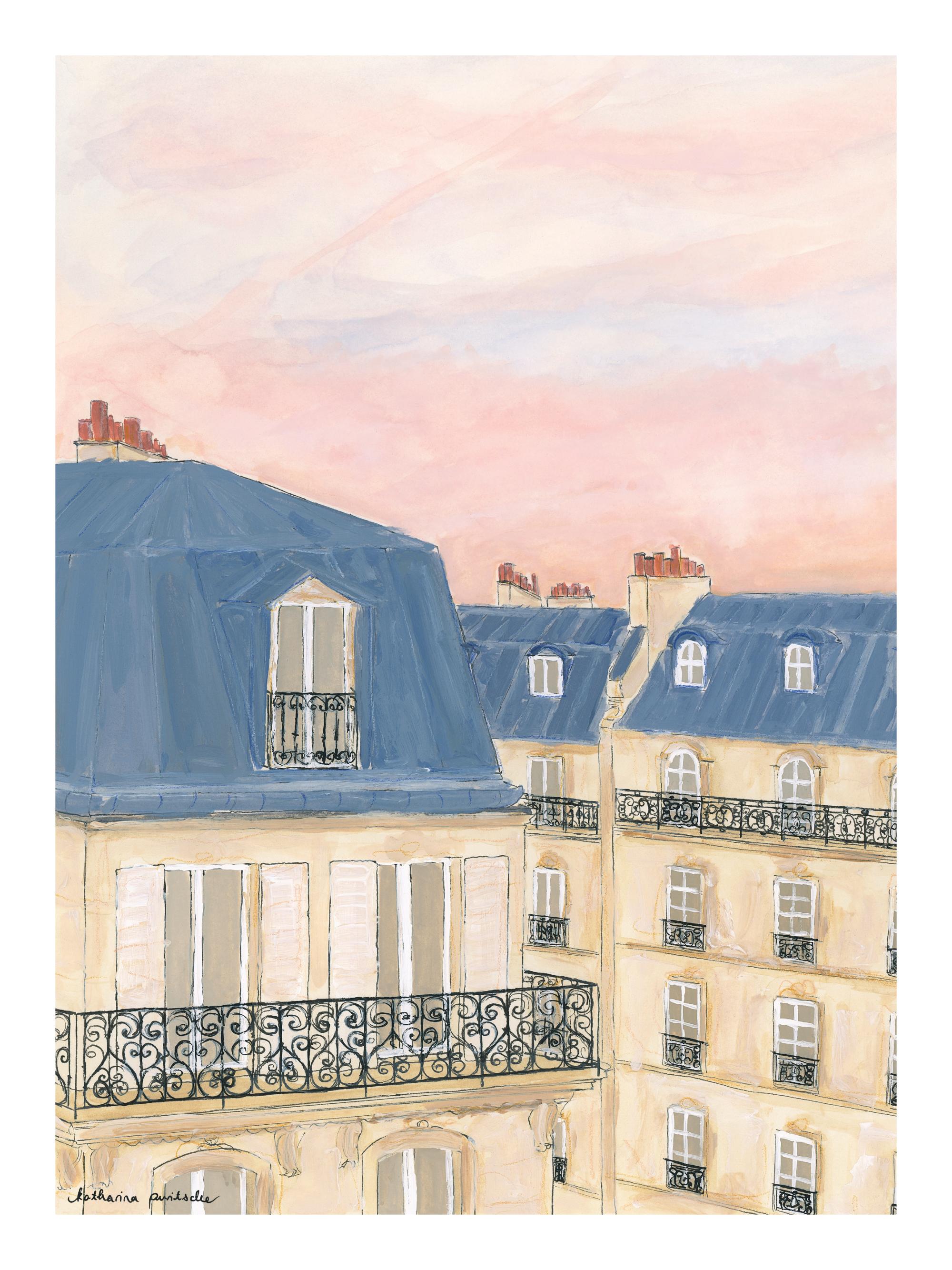Katharina Puritscher - Parisian Sky Print