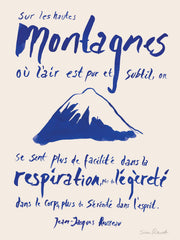 Sissan Richardt - Les Montagnes Print