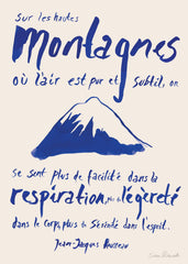Sissan Richardt - Les Montagnes Print