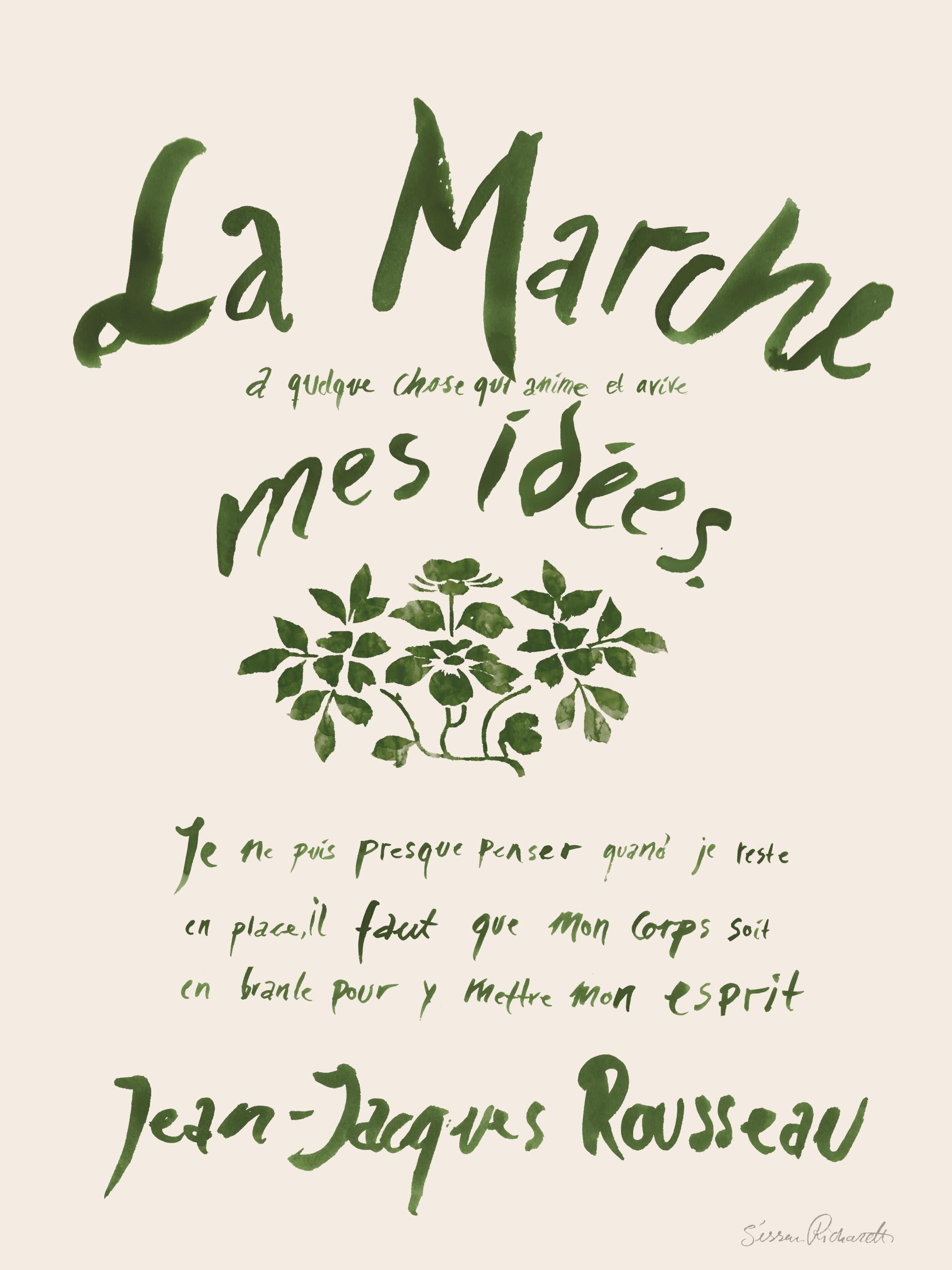 Sissan Richardt - La Marche Print