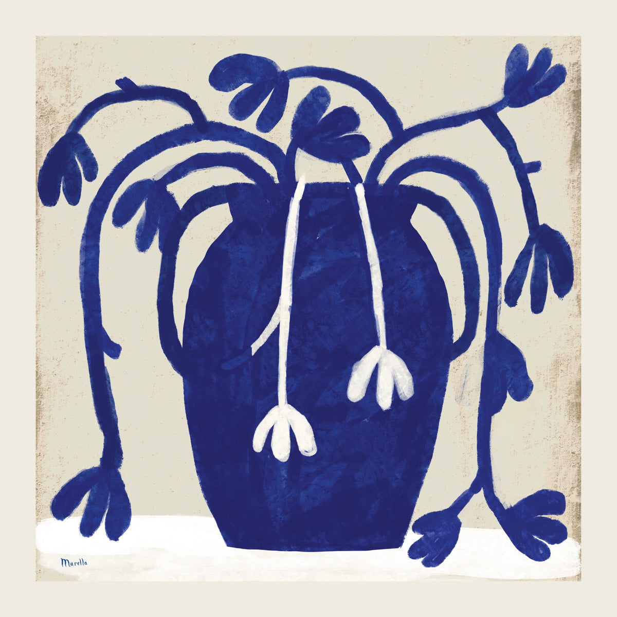 Marco Marella - Blue Vase Print