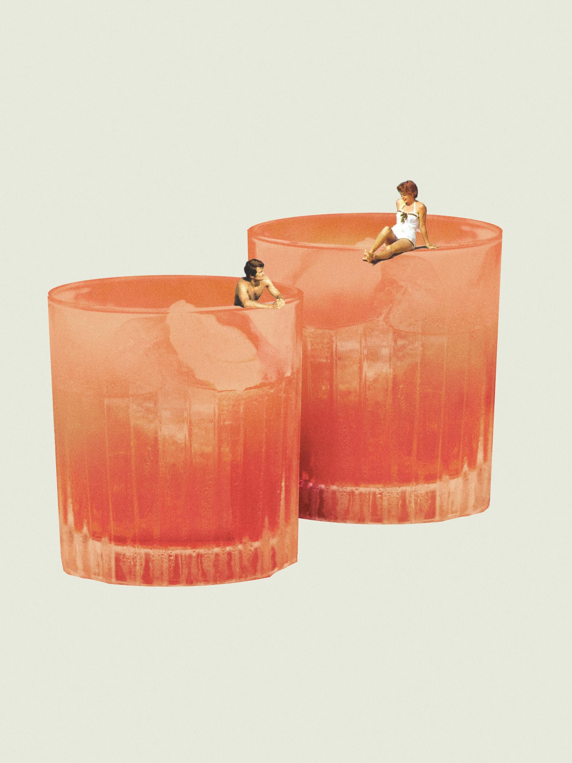 Maarten Leon - Holiday in a Glass No2 Print