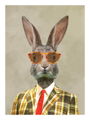 Coco De Paris - Rabbit Vintage Man Print