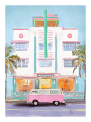 Ekaterina Zagorska - Ocean Drive Party Print