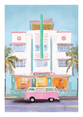 Ekaterina Zagorska - Ocean Drive Party Print