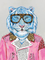 Heather Perry - Artsy Blue Tiger Print
