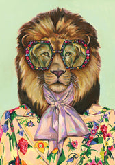 Heather Perry - Artsy Lion Print