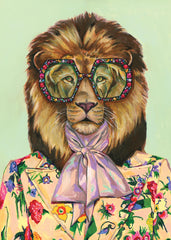 Heather Perry - Artsy Lion Print