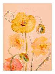 Leigh Viner - Poppy Peach Print