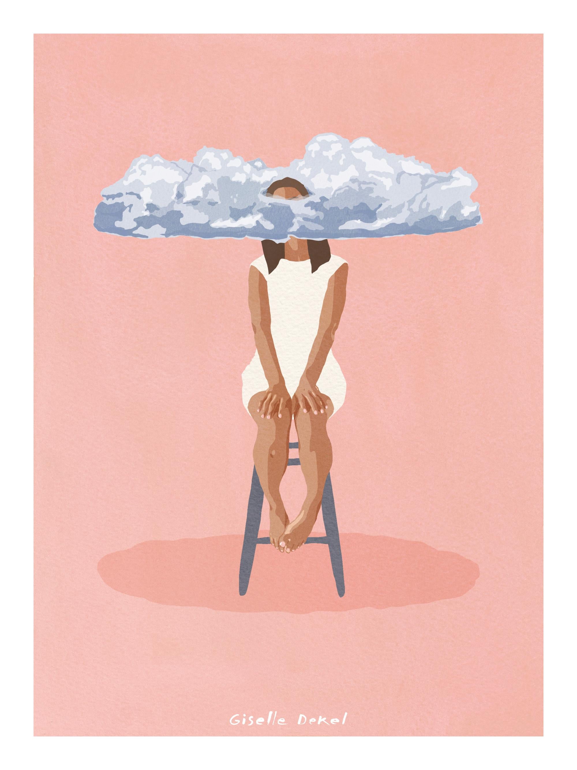 Giselle Dekel – Pink Meditation Print