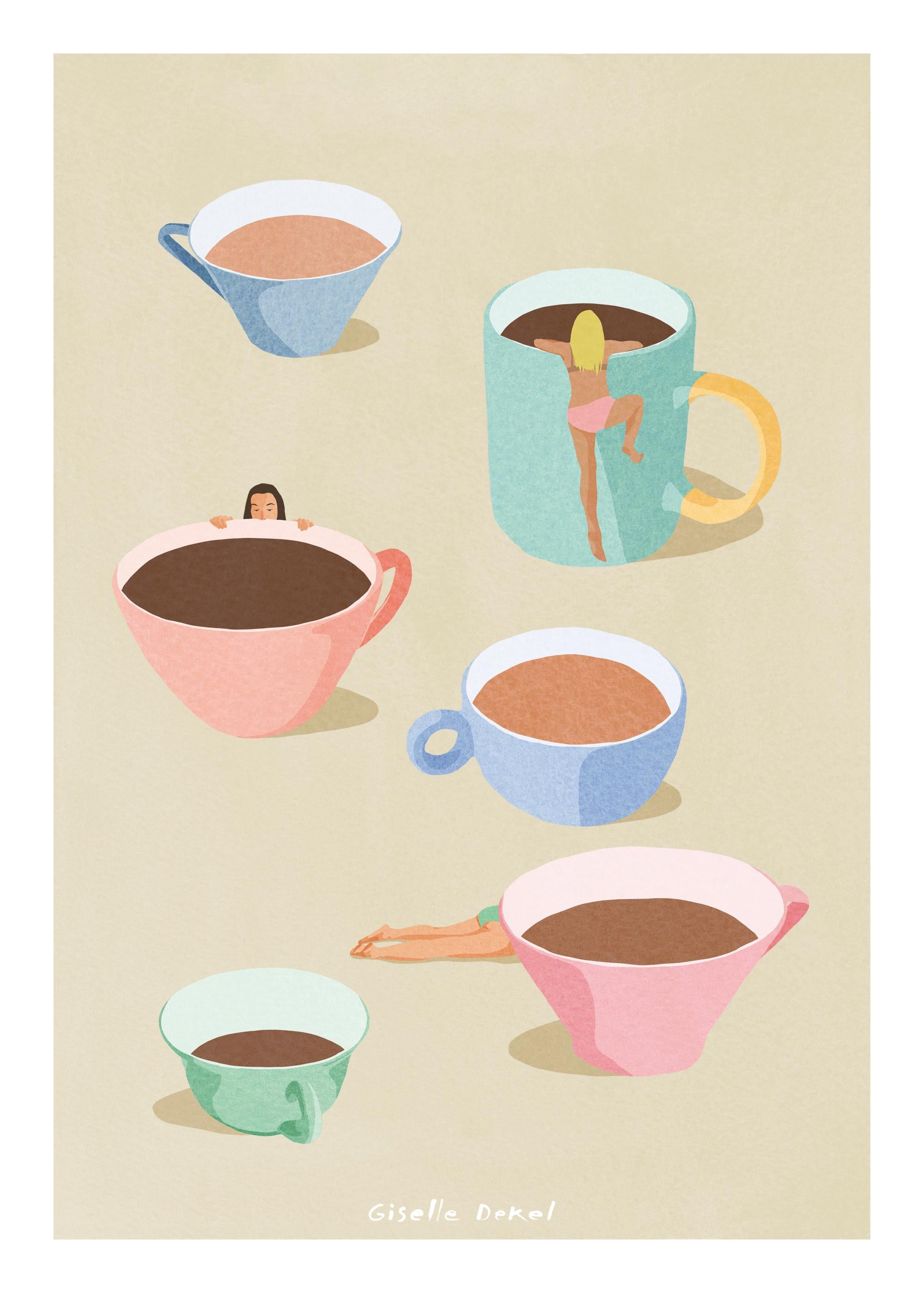 Giselle Dekel – Coffee Ladies Print