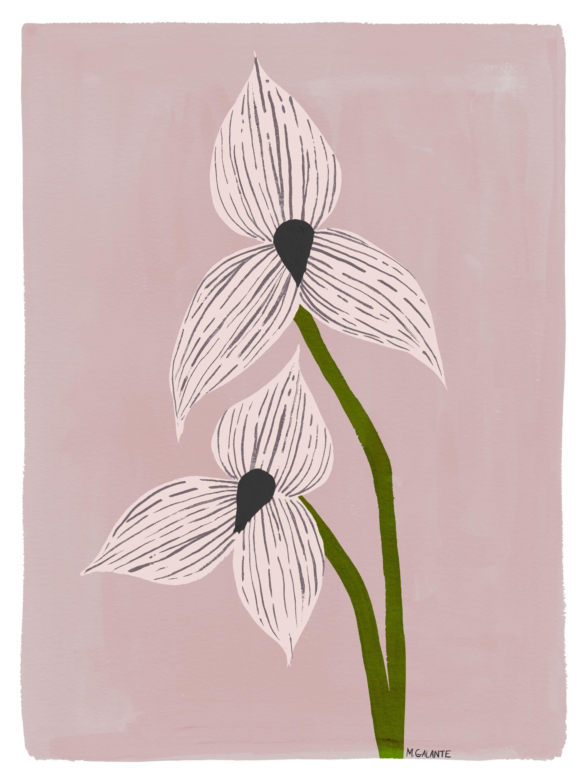 Megan Galante - Orchid Portrait Print