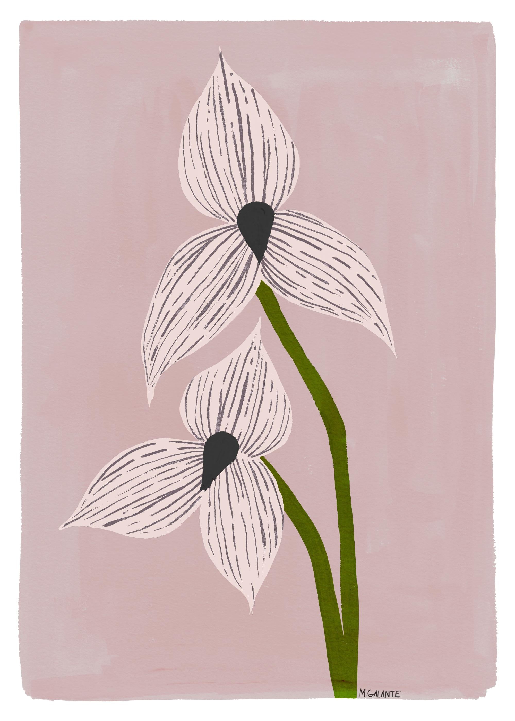 Megan Galante - Orchid Portrait Print