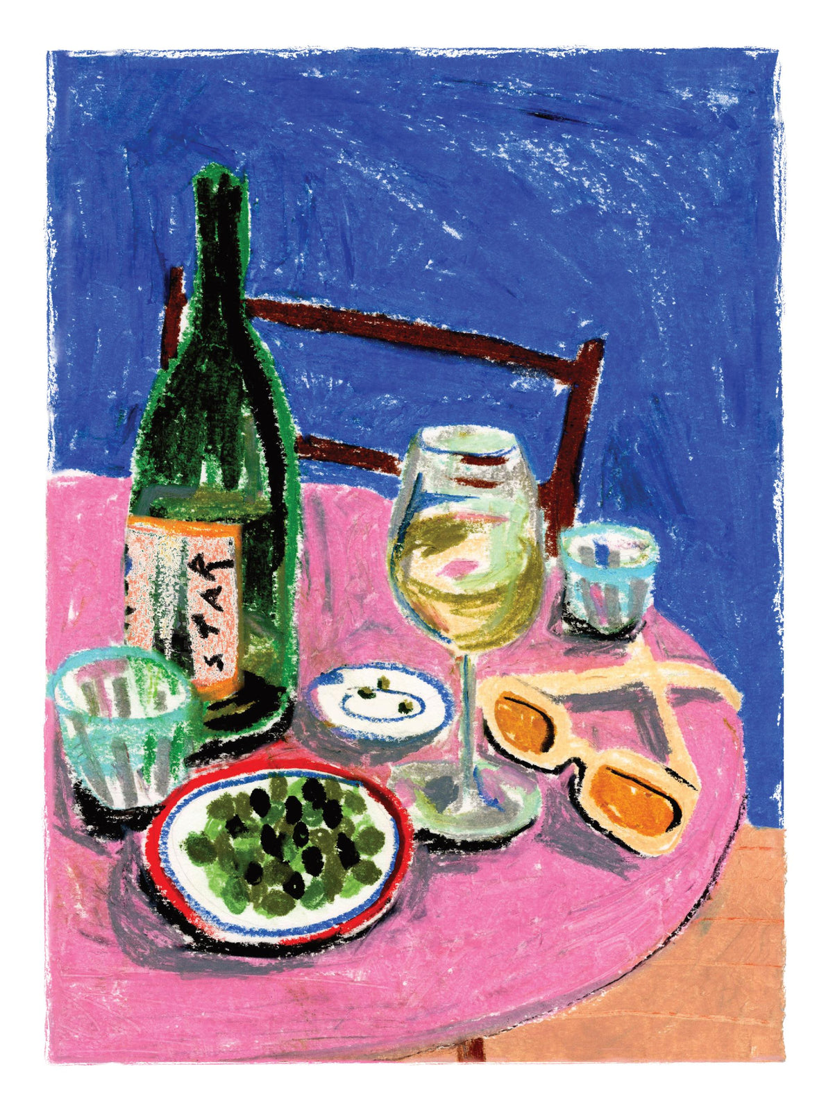 Laura Page - Pastel Table Print