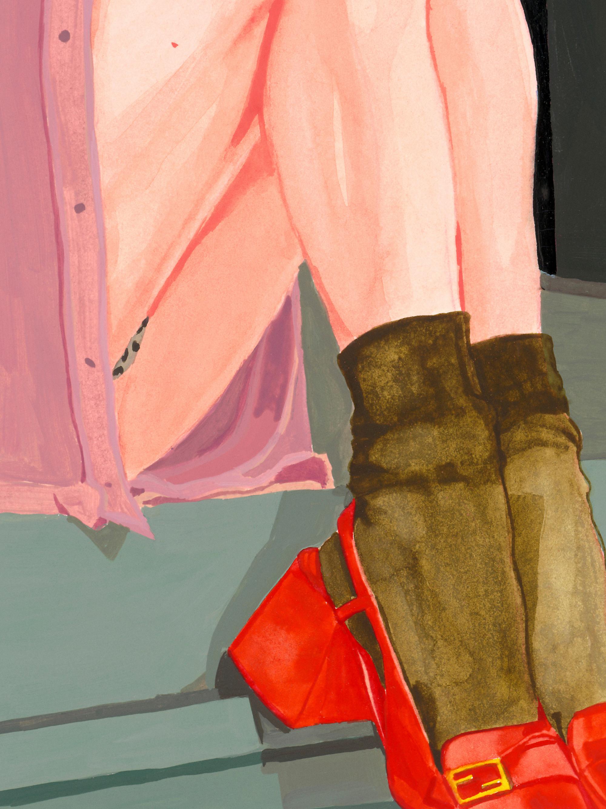 Sophia Novosel - The Waiting Girl Print