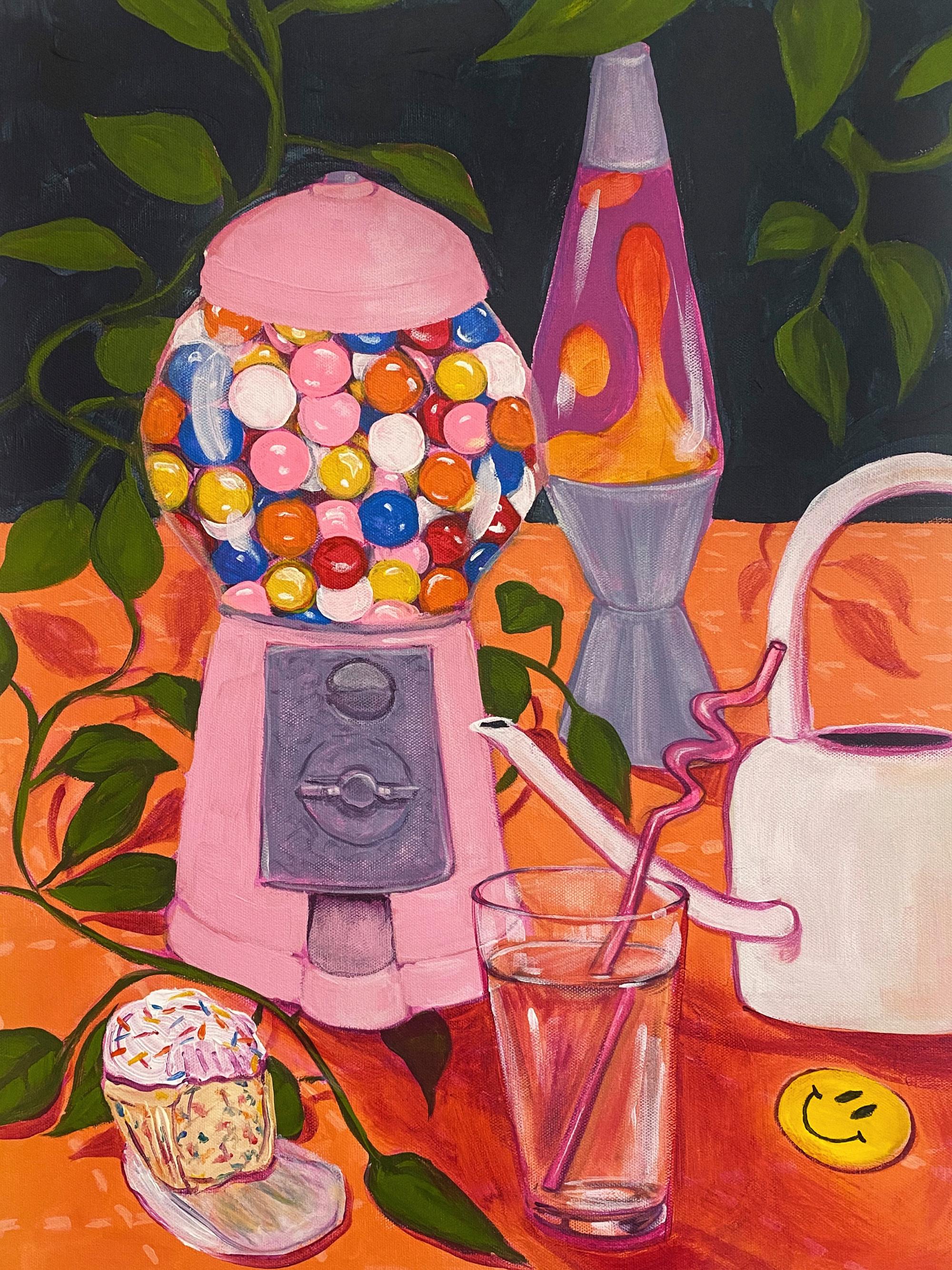Lindsey Cherek - Still Life with Gumball Machine Print