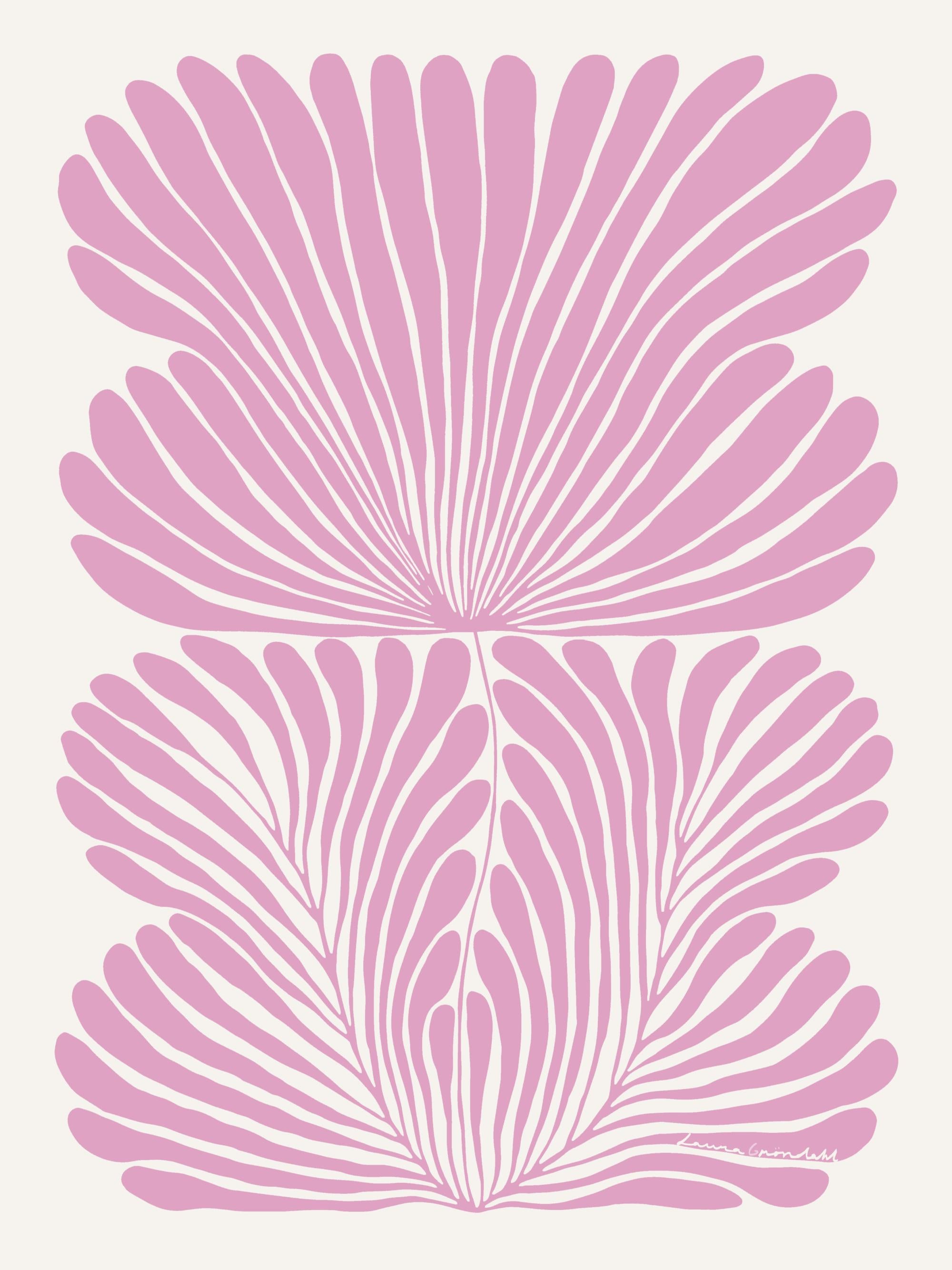 Laura Gröndahl - Pink Flower Print