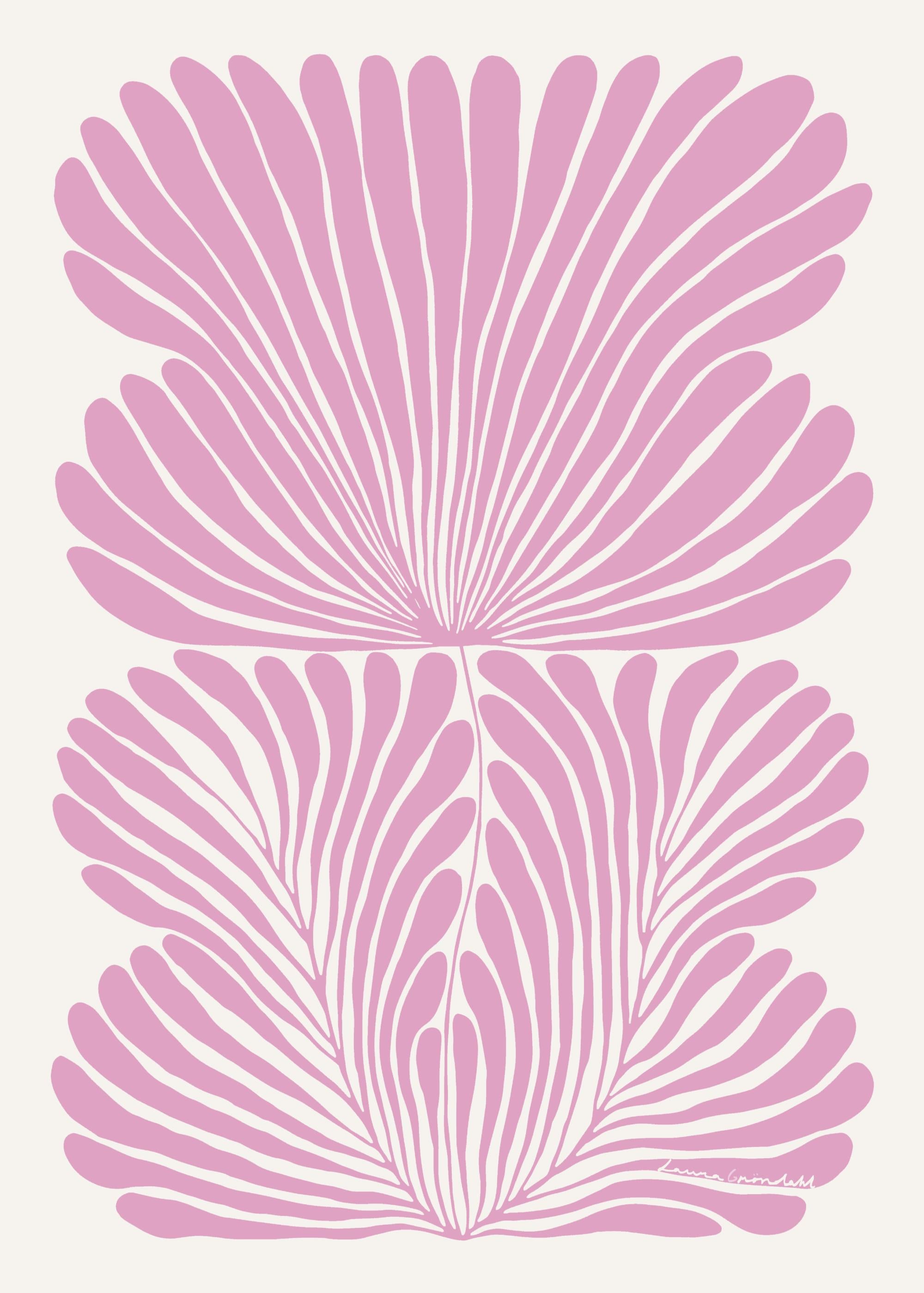 Laura Gröndahl - Pink Flower Print