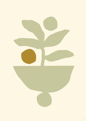 Berenice Hernandez - Maceta Beige Print
