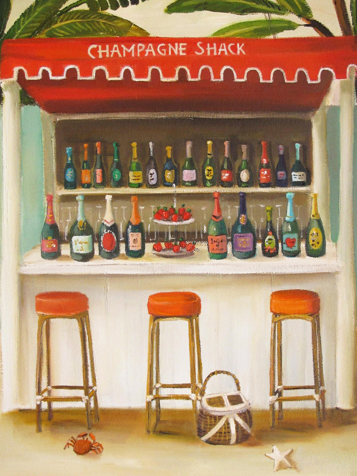 Janet Hill - Champagne Shack Print