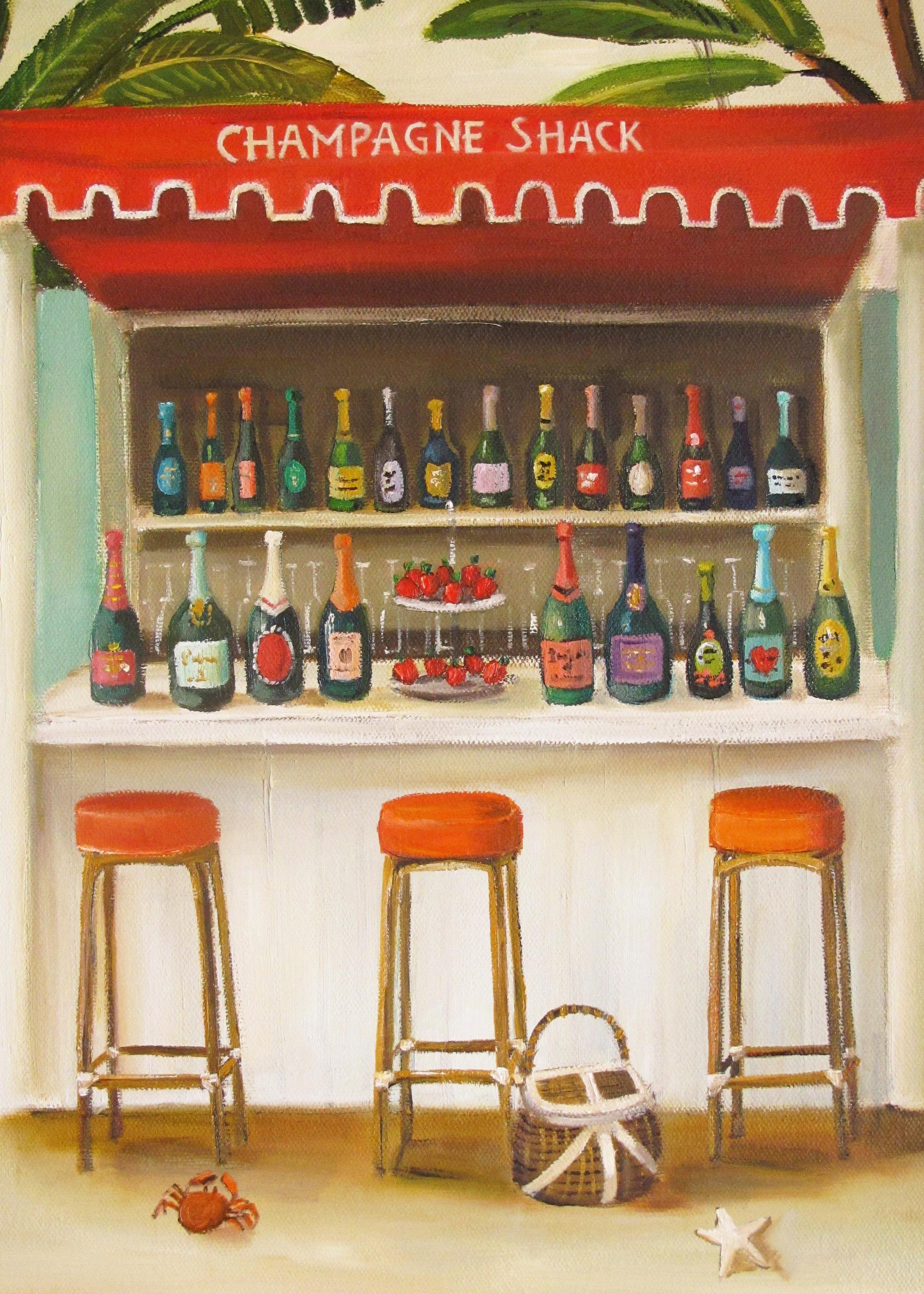 Janet Hill - Champagne Shack Print