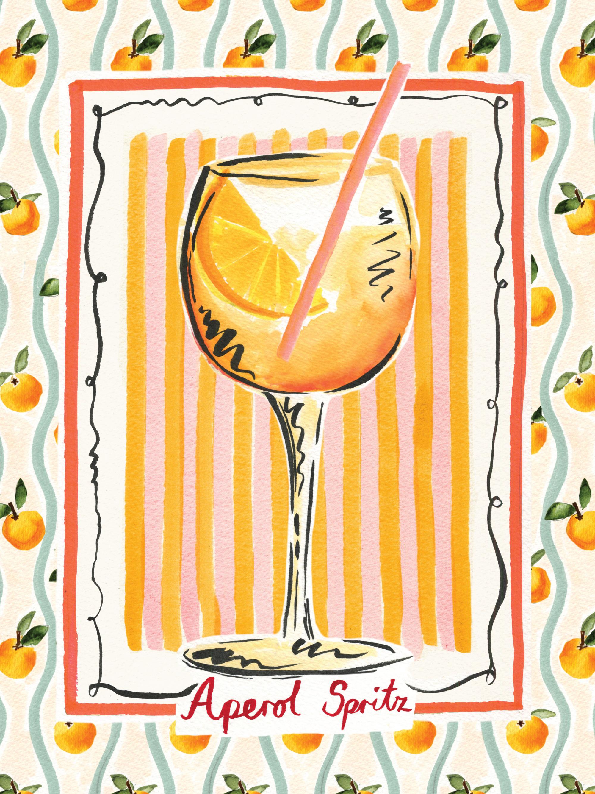 Emily Daborn - Aperol Spritz Print