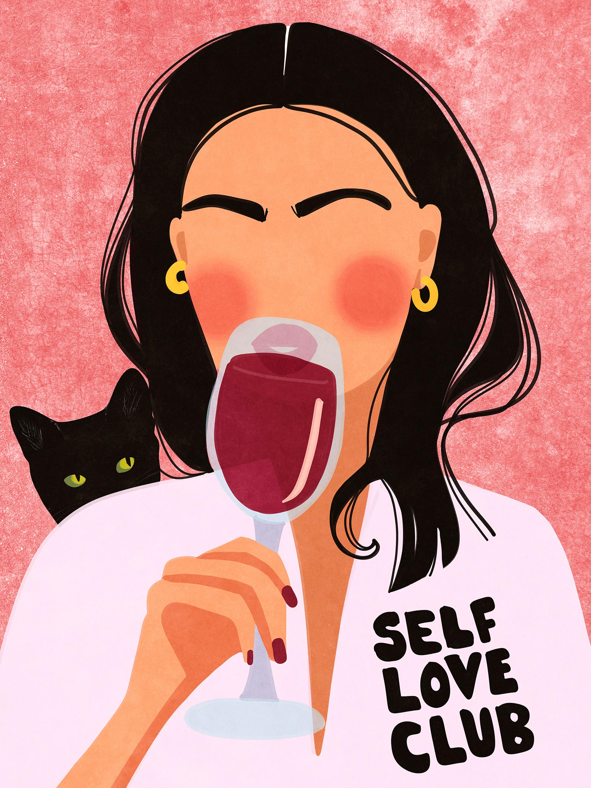 Raissa Oltmanns - Self Love Club Print