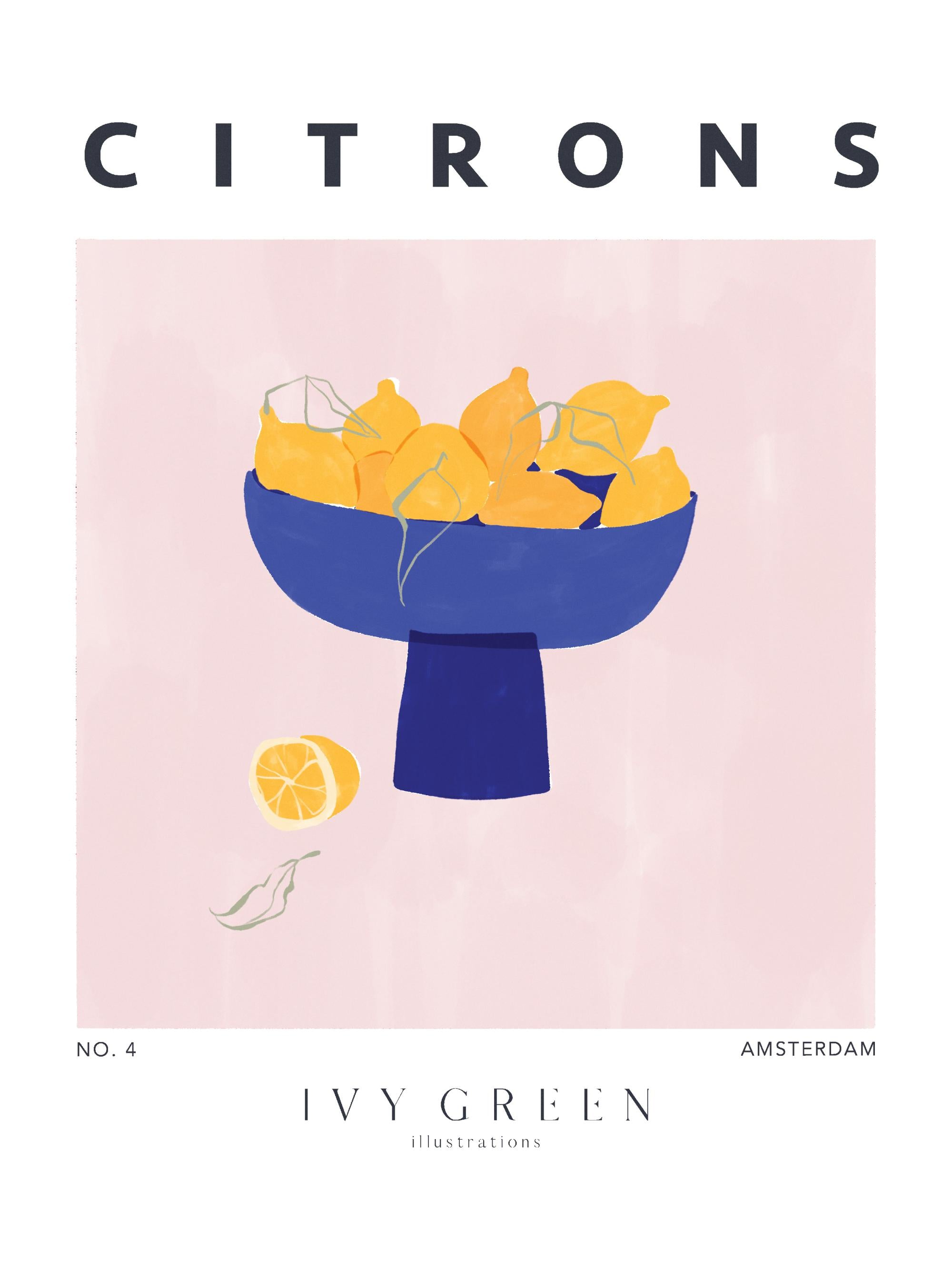 Ivy Green - Citrons Print