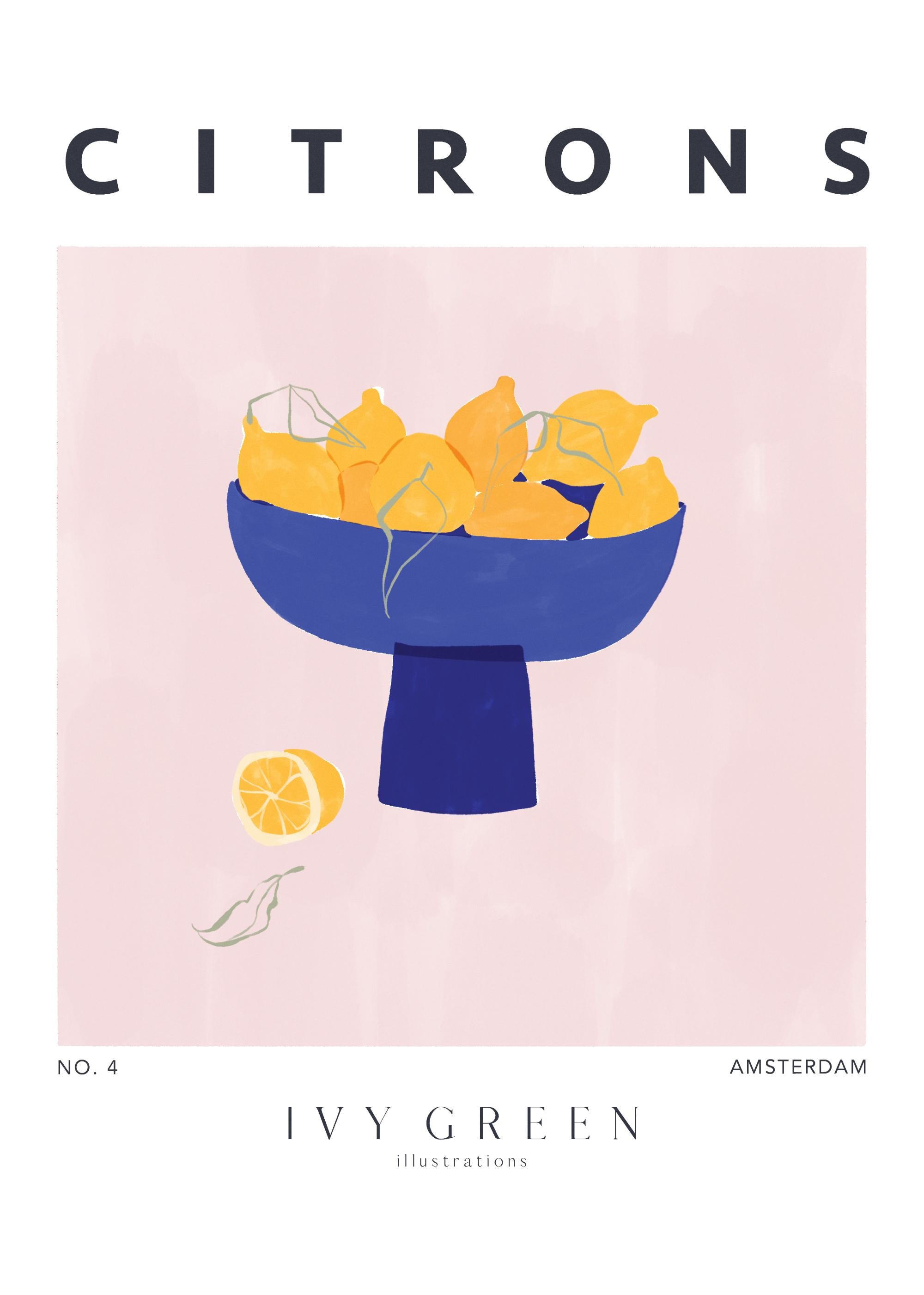 Ivy Green - Citrons Print