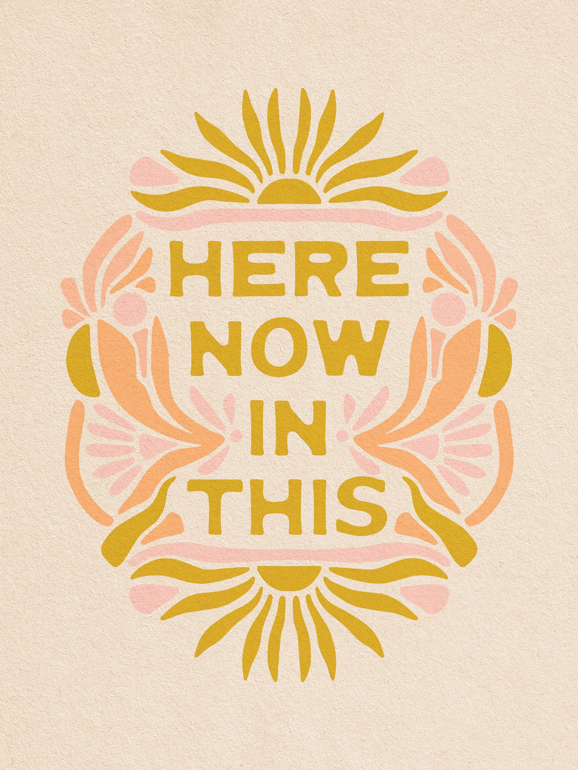 The SoulShine Co. - Here Now In This Print
