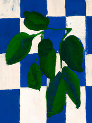 Merel Takken - Checkered Greenery Print