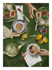 Ekaterina Zagorska - Tea O’Clock Print