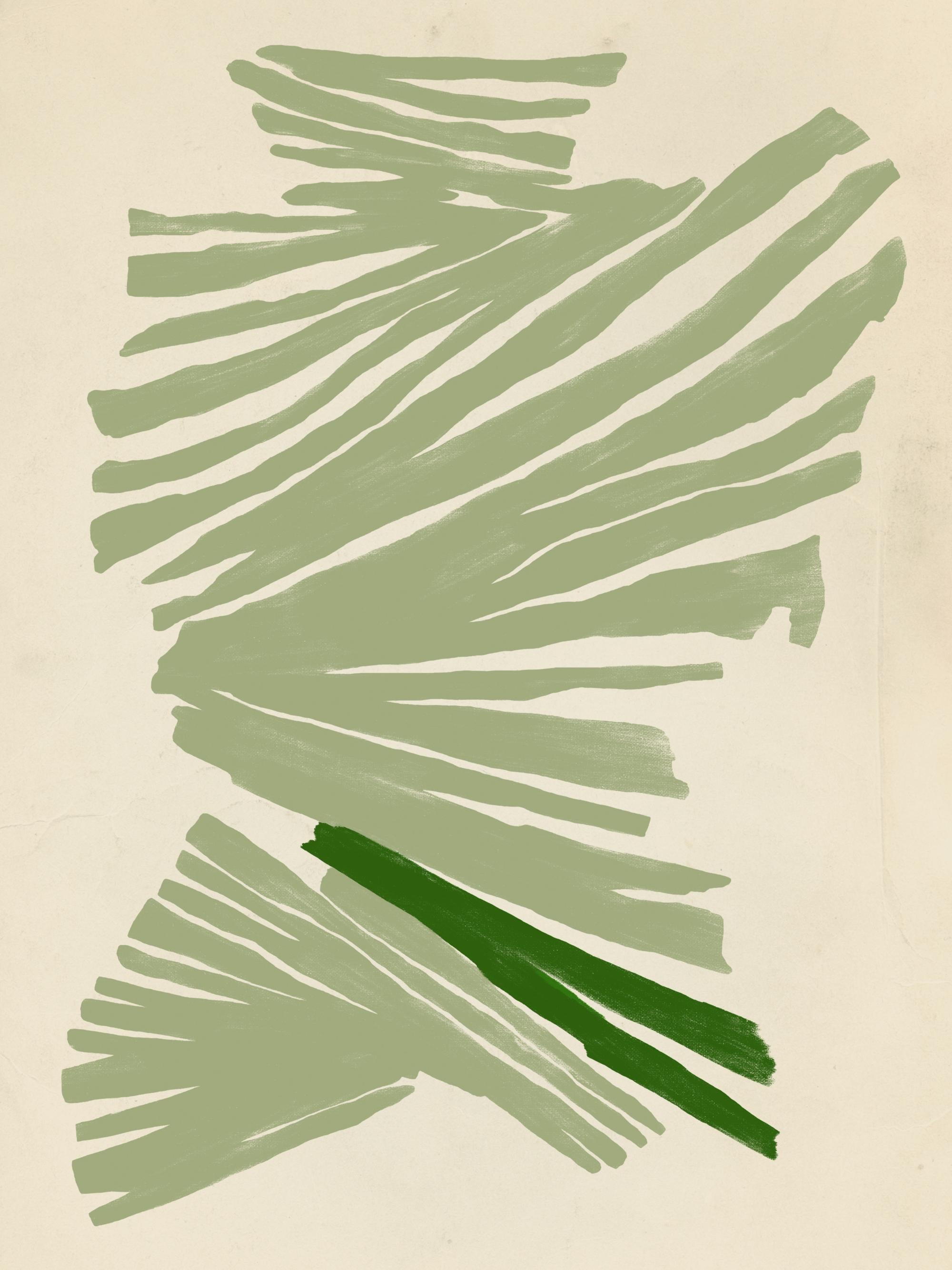 Sylvia Takken - Just Green Print